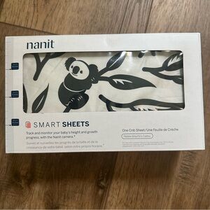 NEW!! Nanit‎ Smart Crib Sheet with Koala Design, Gender Neutral, 100% Cotton
